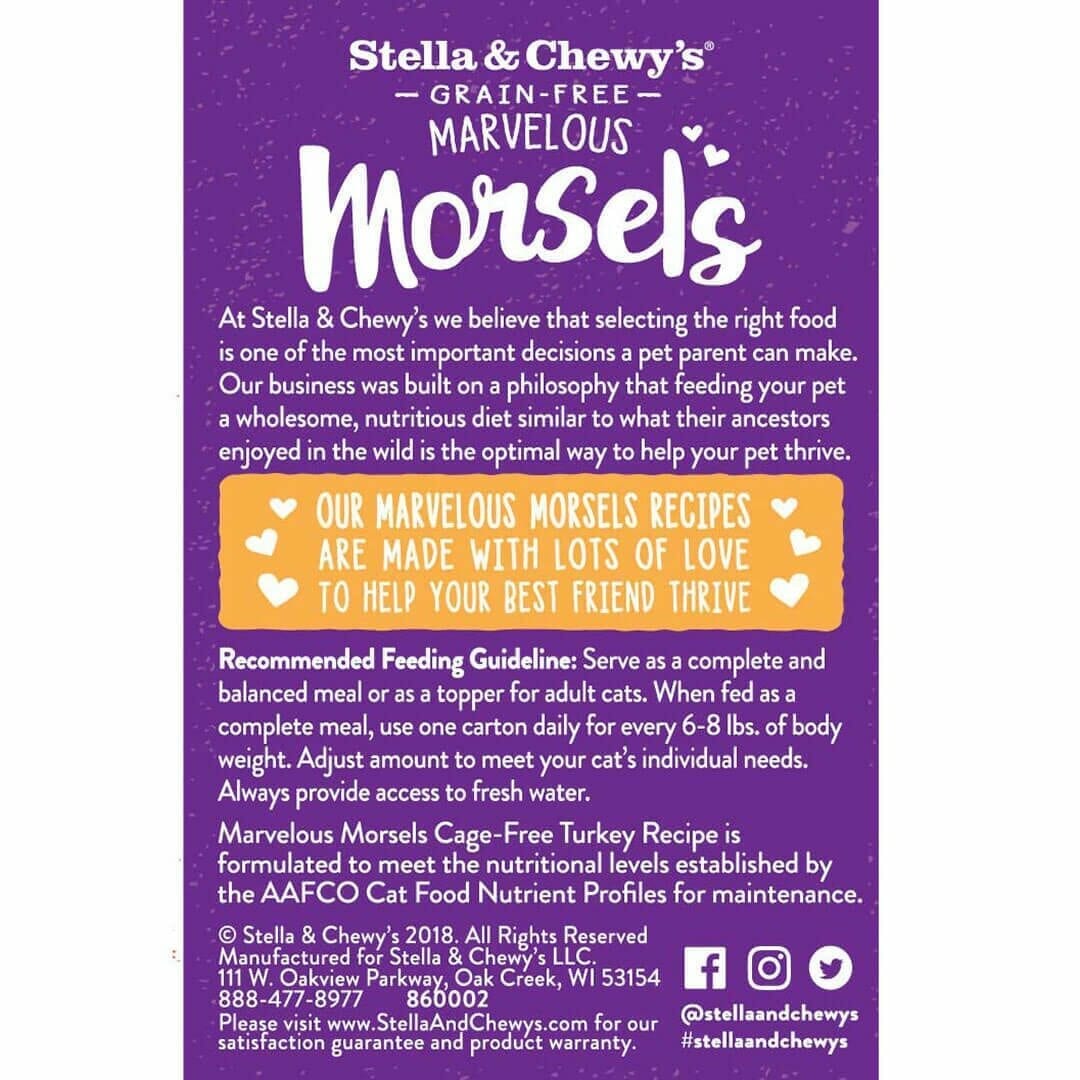 Stella & Chewy's - Marvelous Cage-Free Turkey Morsels (Wet Cat Food)